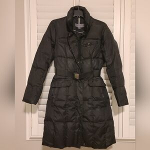 Andrew Marc NY, New Black Winter Coat. 3/4 length.  Size XS